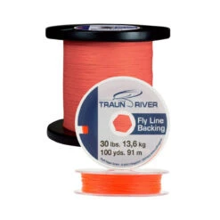 Traun River 30lb Backing -Sportfischergeschäft traun river fluoreszierendes backing orange 2