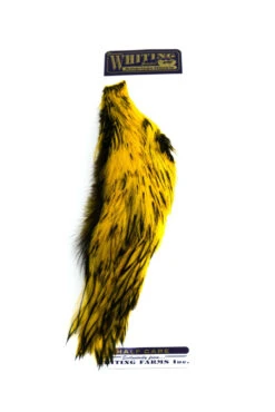 Whiting 1/2 Rooster Cape -Sportfischergeschäft whiting half cape yellow blw
